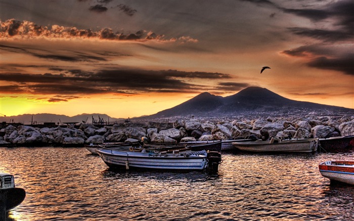 barcos hdr-Italy paisagem fotografia Desktop Visualizações:14419