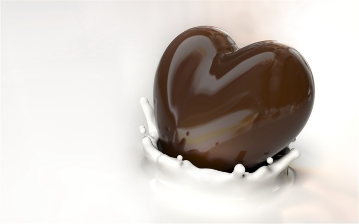 Chocolate Heart-Love Series Desktop Picture Visualizações:10789