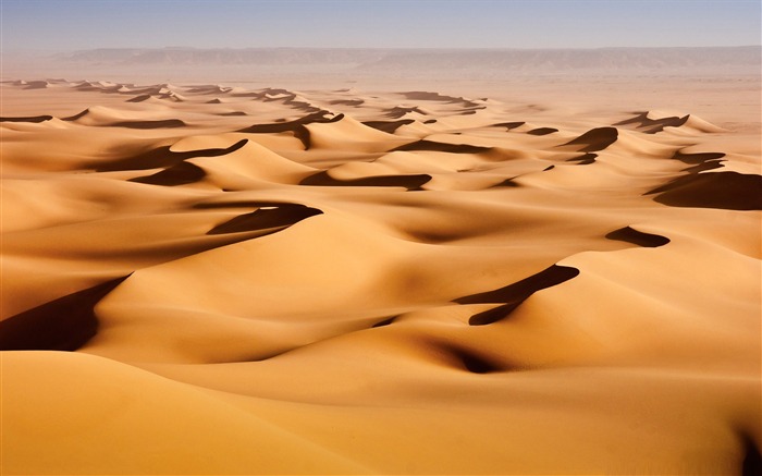 Dunas de areia do deserto - paisagens surpreendentes do deserto Papéis de parede Visualizações:15555