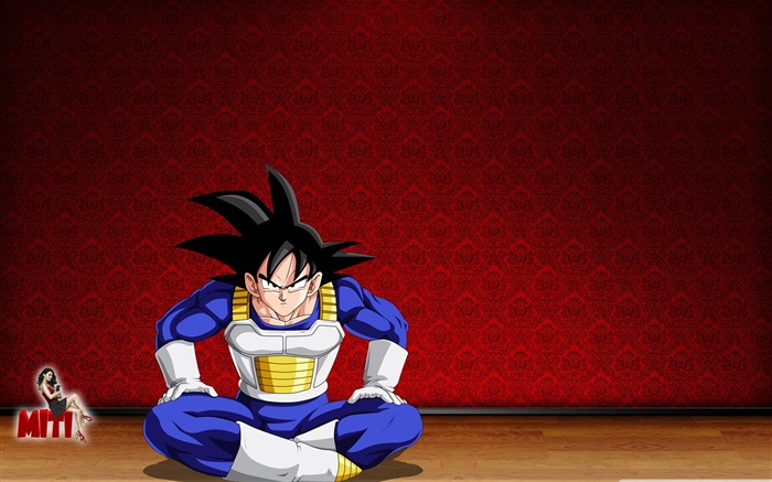 Goku dans la salle-Cartoon caractères Fond d'écran HD Vues:99665