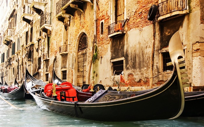 gondola venecia-Italia fotografía de paisajes Escritorio Vistas:22216