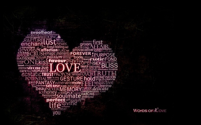 tipografía de amor-Love Series Desktop Picture Vistas:12839