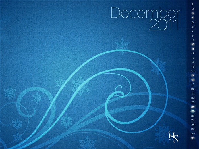 night snow-December 2011-Calendar Wallpaper Views:8239 Date:2011/12/1 0:05:25