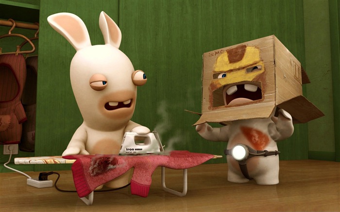 rayman raving rabbids - 귀여운 재미있는 디자인 바탕 화면 그림 찾아보기 :16529