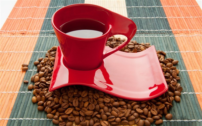 red coffee cup-sweet foods Desktop Wallpaper Views:12704 Date:2011/12/25 14:18:29