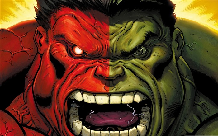 hulk vermelho vs hulk verde - filme de animação de desenho animado Papel de parede selecionado Visualizações:57883