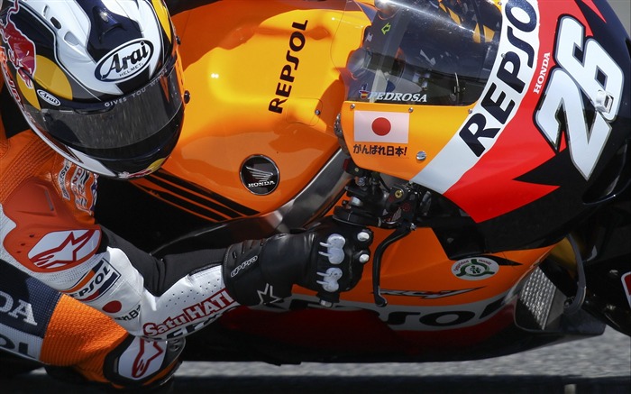 Repsol honda motogp campeonato mundial de carreras de motos fondo de pantalla Vistas:40005