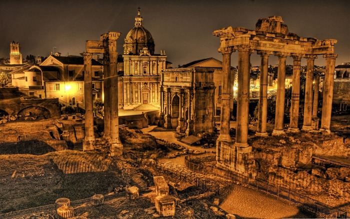 foro romano-fotografía de paisajes de Italia Vistas:22282