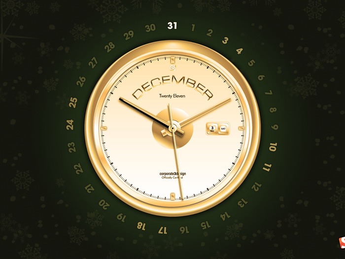 time is ticking away-December 2011-Calendar Wallpaper Views:10657 Date:2011/12/1 0:18:30