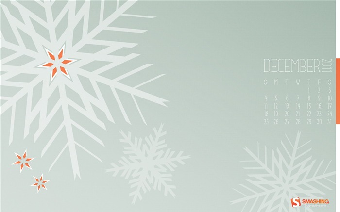 winter flakes-December 2011-Calendar Wallpaper Views:8079 Date:2011/12/1 0:20:35