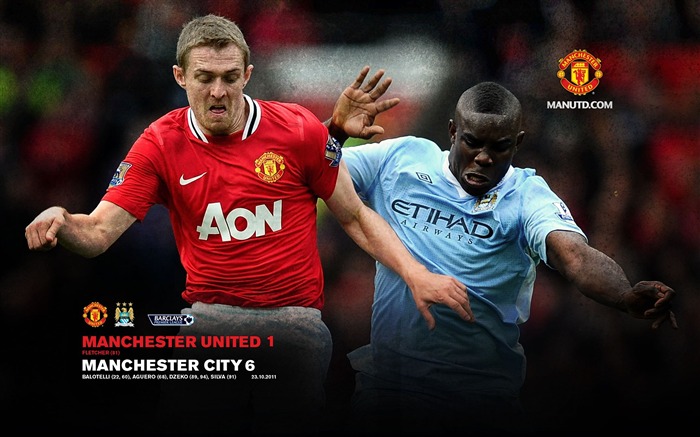 Manchester United 1 Manchester City 6 Vues:13267