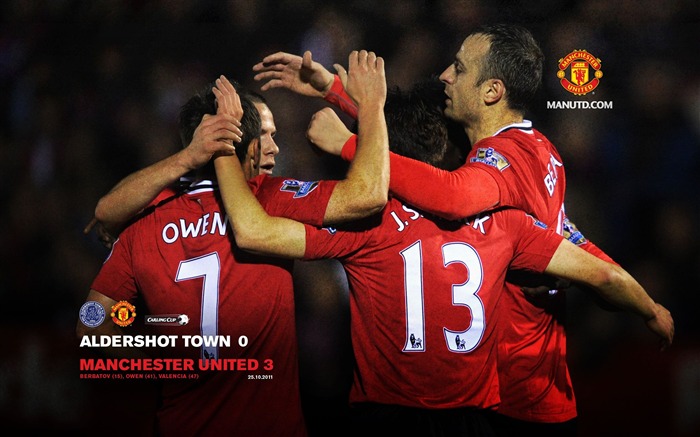 Manchester United 3 Aldershot 0 Visualizações:10630