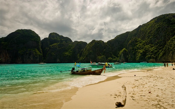 Maya Beach-Island fotografía de paisajes de viaje Fondos de Escritorio Vistas:12266