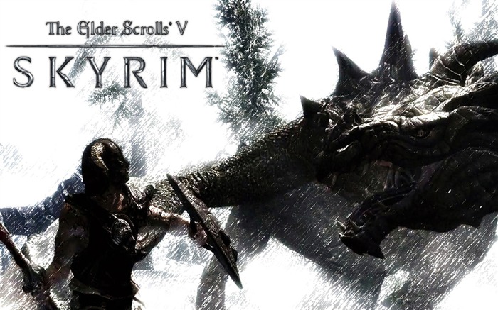 The Elder Scrolls V-Skyrim Game HD Wallpaper 01 Vistas:18664