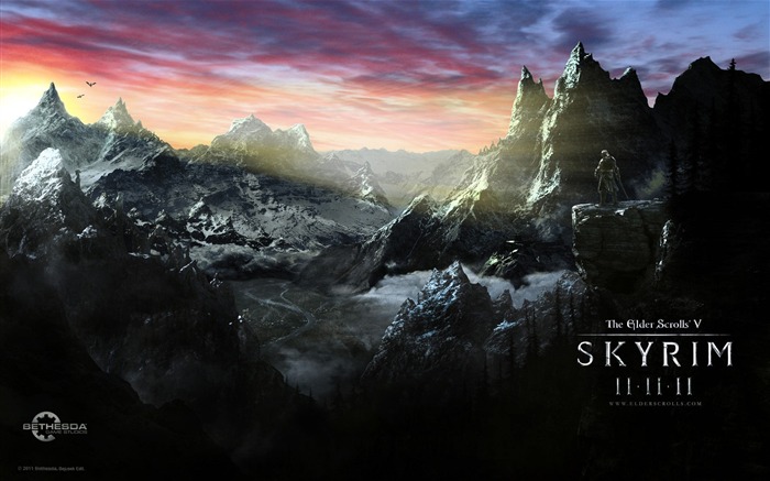 El Elder Scrolls V-Skyrim Game HD Wallpaper 08 Vistas:27132