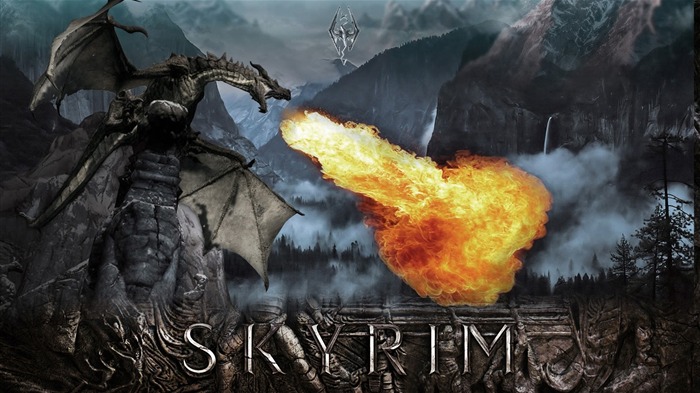 The Elder Scrolls V-Skyrim Game HD Wallpaper 09 Vistas:11266