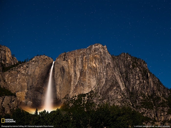 El papel pintado del tema de la fotografía de Yosemite Falls California-Landscape superior Vistas:16196