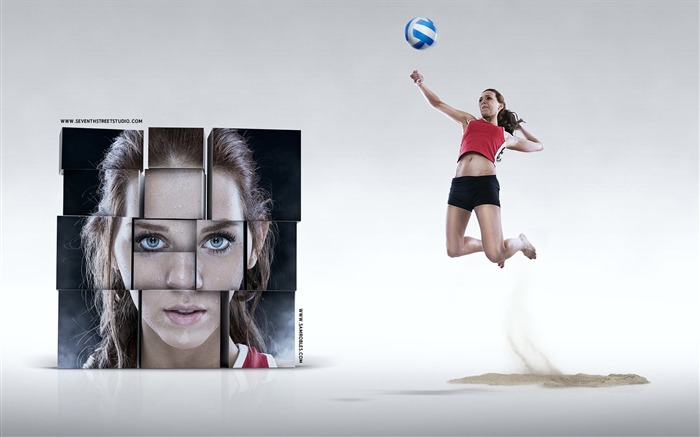 Esportes de voleibol e outdoor Foto do desktop Visualizações:11439