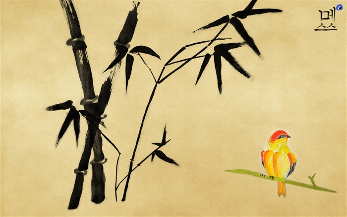 chinese bird painting-LOMO style photography Desktop Wallpaper Views:24807 Date:2012/1/4 23:51:08