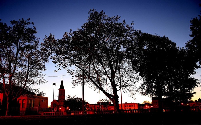 ciudad Noche-la fotografía de paisaje de la ciudad fondo de pantalla Vistas:9727