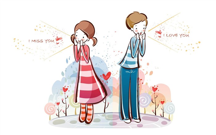 i love you-Romantic Valentines Day Vector wallpaper album Views:16152 Date:2012/1/12 13:23:21