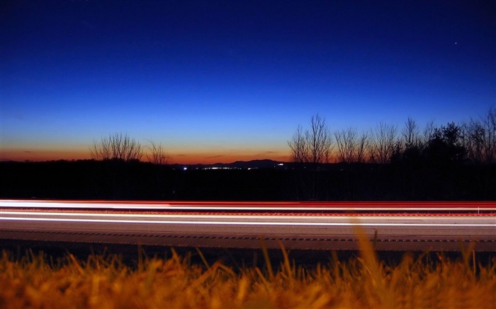 hora punta ciudad 02-la fotografía de paisaje de la ciudad fondo de pantalla Vistas:6786