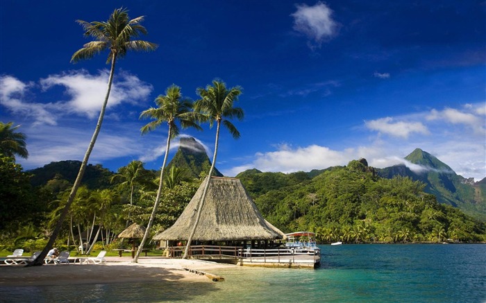 tahiti island-Island travel landscape photography Fondos de Escritorio Vistas:18943