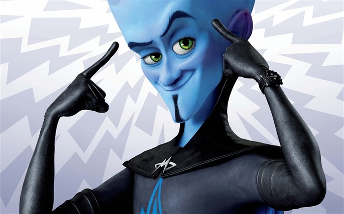 Ferrell como megamind-Filme de animação de desenho animado Papel de parede selecionado Visualizações:19444