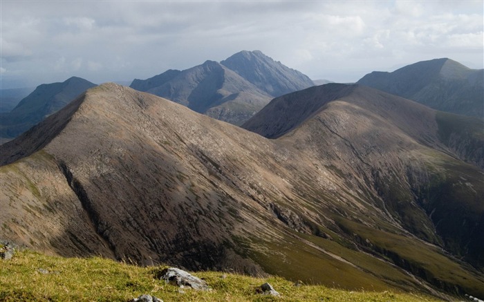 Beinn dearg mhor-美麗的山風景圖片 查看次數:14301