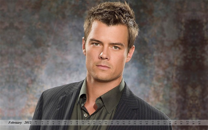 Josh Duhamel-February 2012 캘린더 데스크톱 테마 벽지 찾아보기 :9244