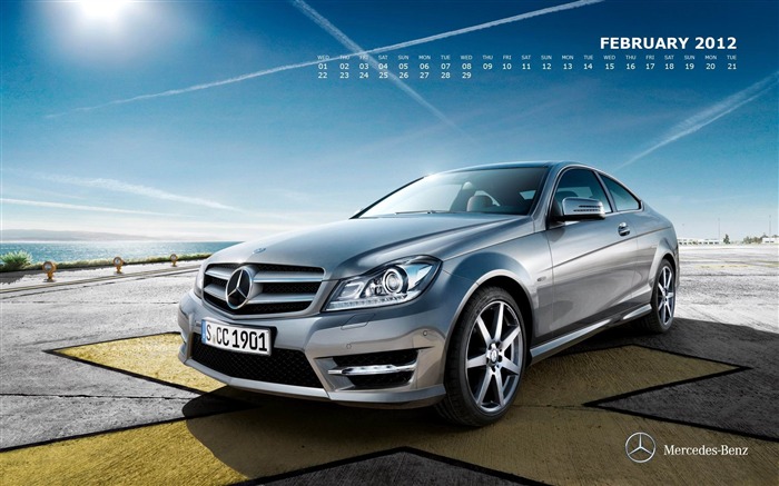 Mercedes Benz-February 2012 calendar desktop themes wallpaper Views:9509 Date:2012/2/2 23:02:40