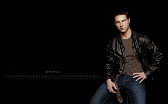 Tom Cruise-February 2012 calendar desktop themes wallpaper Views:9940 Date:2012/2/2 23:19:15