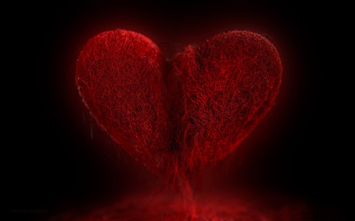 broken heart-3D creative design theme desktop picture Views:16305 Date:2012/2/12 23:51:08