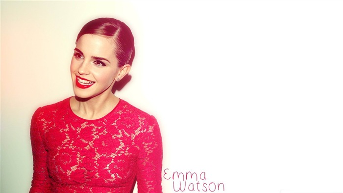 Emma Watson Red Dress-Movie star HD wallpaper Visualizações:12783