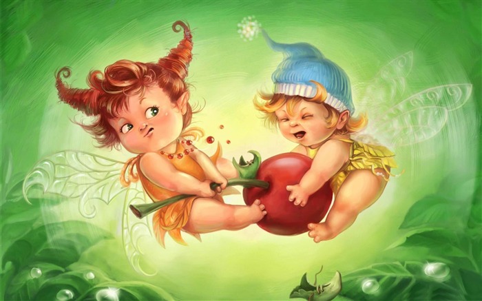 fairy children-World of fantasy art design HD wallpaper Views:19709 Date:2012/2/19 14:44:32