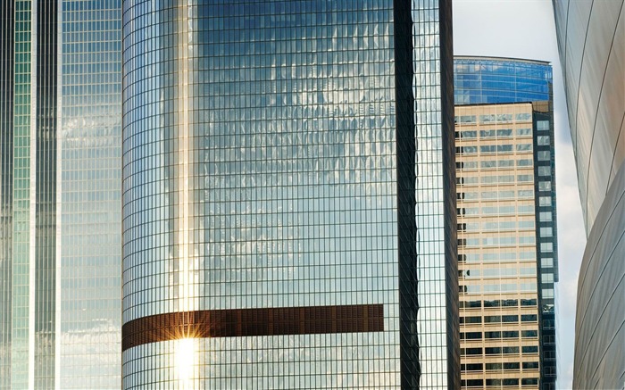 gratte-ciel de verre-Architecture urbaine bureau photographie d'art sélectionnés Vues:8533