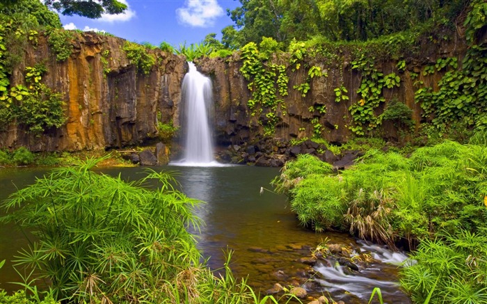 hidden falls-The worlds most beautiful waterfall landscape picture Views:45994 Date:2012/2/13 1:24:06