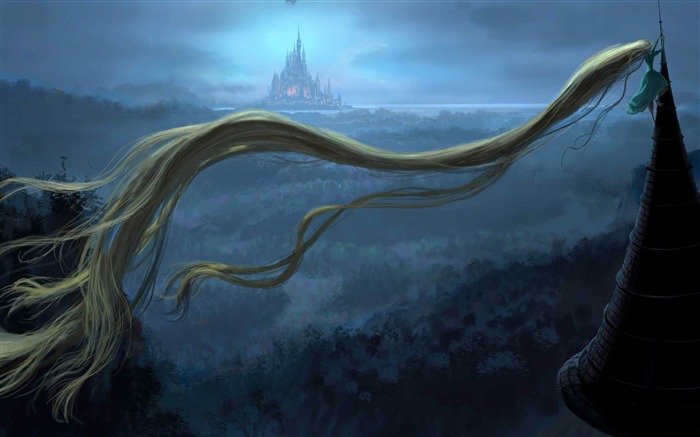 rapunzel tower-World of fantasy art design HD wallpaper Views:54007 Date:2012/2/19 14:49:42