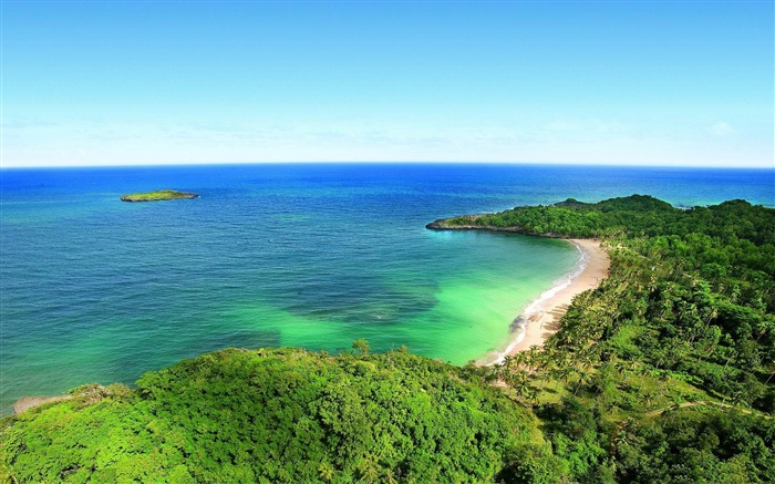 Sentimientos del paisaje marino-playa fondo de pantalla Vistas:46185