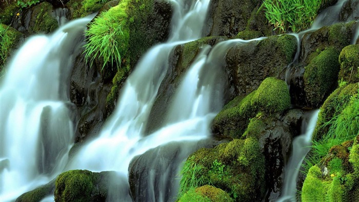 cascada de cerca-La imagen de paisaje de cascada más hermosa del mundo Vistas:17116