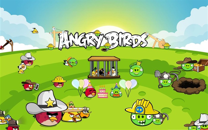 Angry Bird HD Game Wallpaper 03 Visualizações:11249