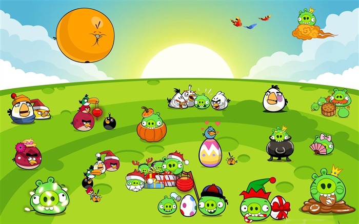 Angry Bird HD Game Wallpaper 06 Visualizações:10245