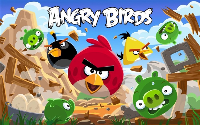 Angry Bird HD Game Wallpaper Views:25075