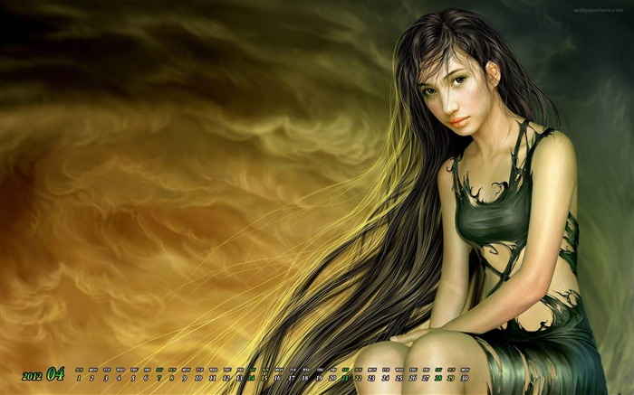 Fantasy Girl-April 2012 calendar themes wallpaper Views:9083 Date:2012/3/29 1:33:50