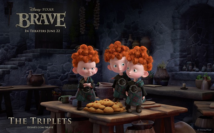 THE TRIPLETS-勇敢雄心2012(Brave 2012)高清电影壁纸 浏览:12184