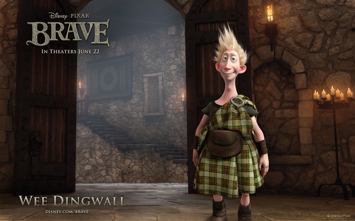 WEE DINGWALL-勇敢雄心2012(Brave 2012)高清电影壁纸 浏览:10101