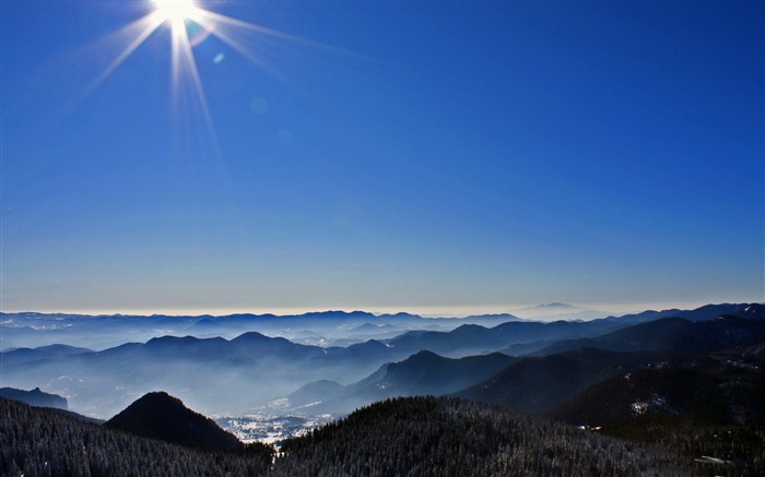 空中写真の山-美しい自然の風景壁紙 ブラウズ:11275