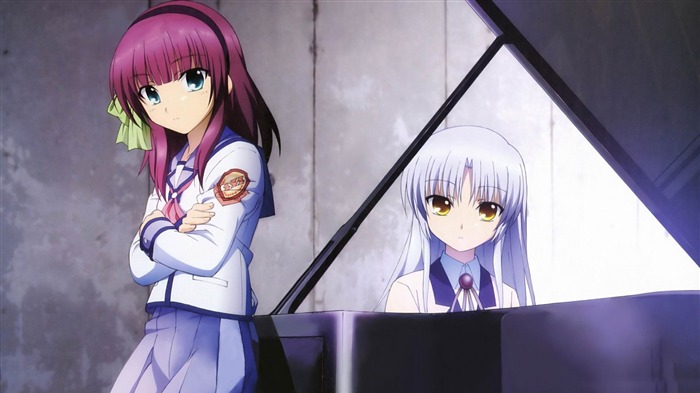 angel beats yuri and angel-Cartoon character design wallpaper Views:14882 Date:2012/3/25 22:06:05