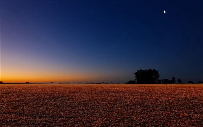 noche-Hermoso paisaje natural fondo de pantalla Vistas:15587