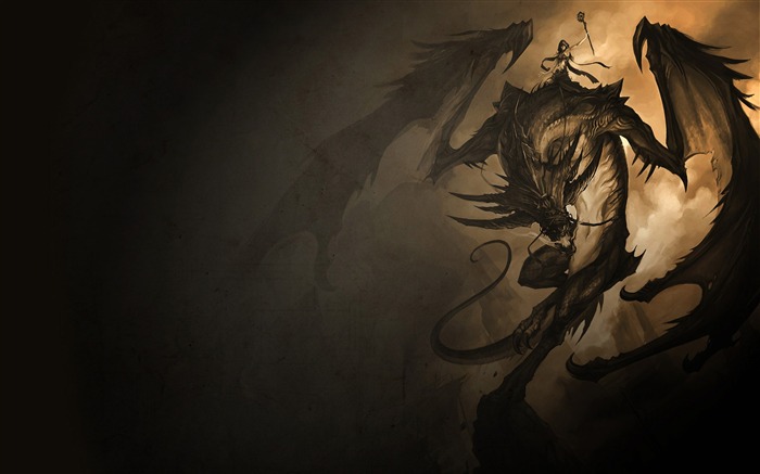 Evil dragon-Dragon theme artistic design wallpaper Views:64024 Date:2012/4/17 13:35:29